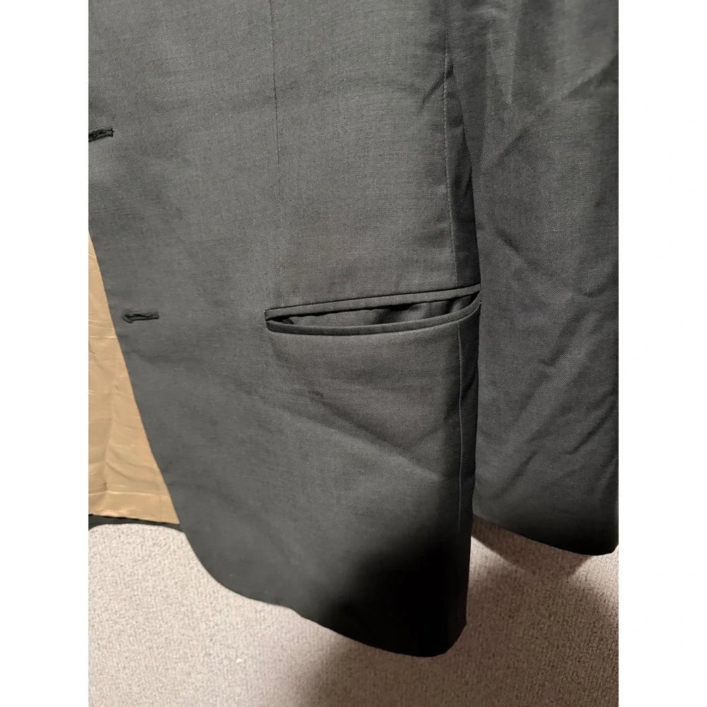 Ralph‎ Lauren Wool Sport Coat Blazer Men's Gray Two Button Business Formal